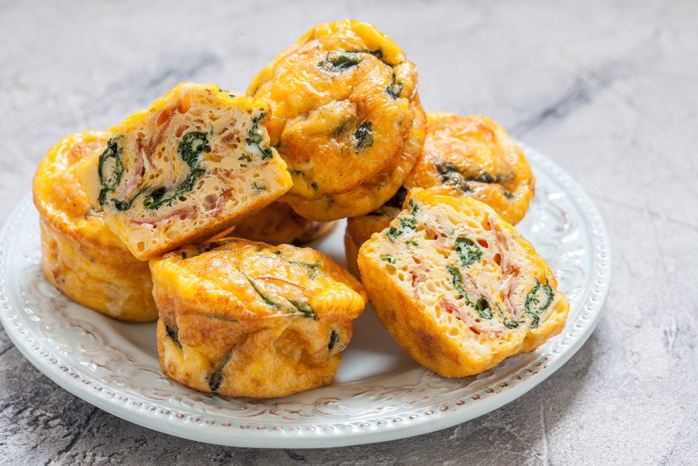 Variations Spinach and Cheese Egg Muffins