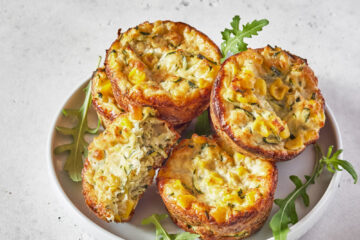 Zucchini and Corn Egg Muffins