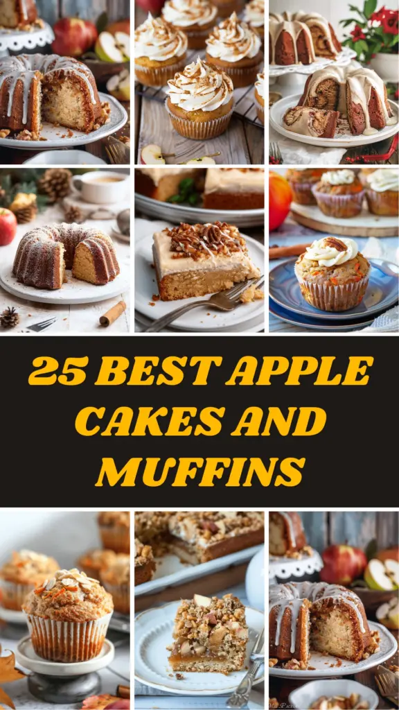 25 best apople cakes and muffins