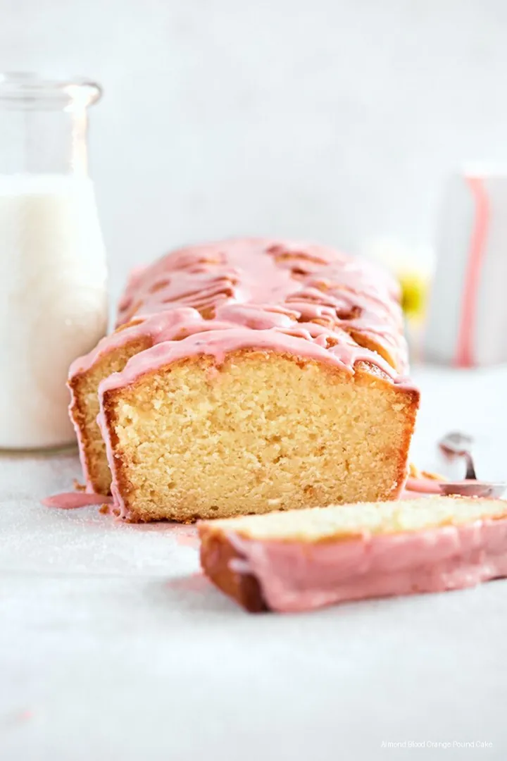 Almond Blood Orange Pound Cake