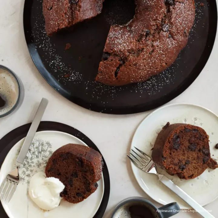 Applesauce Chocolate Chip Bundt Cake