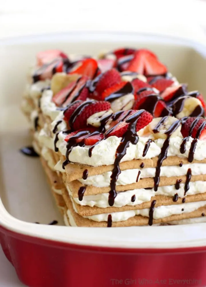 Banana Split Icebox Cake (Again!)