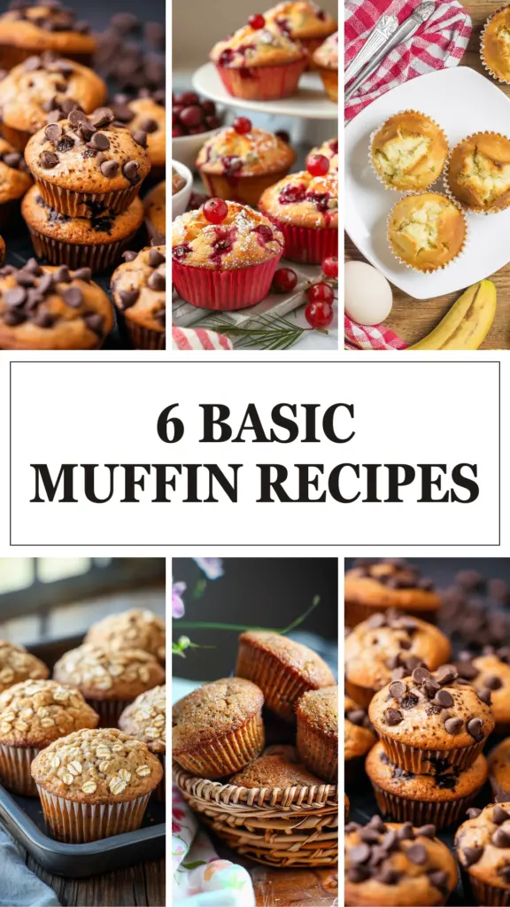 6 Basic Muffin Recipes