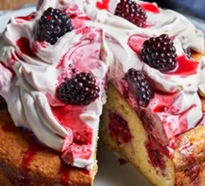 Blackberry and Yogurt Cake