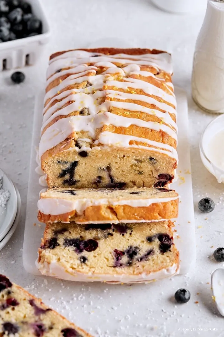 Blueberry Lemon Loaf Cake