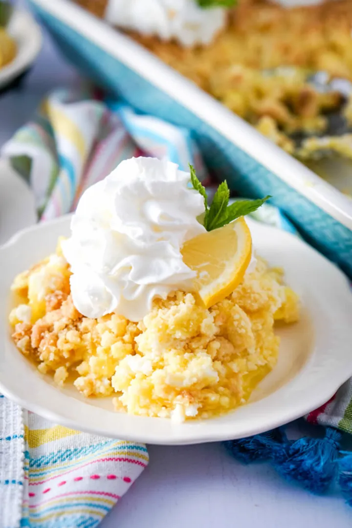 Classic Lemon Dump Cake