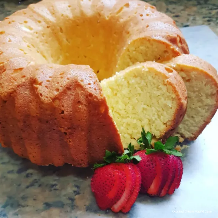 Coconut Cream Pound Cake