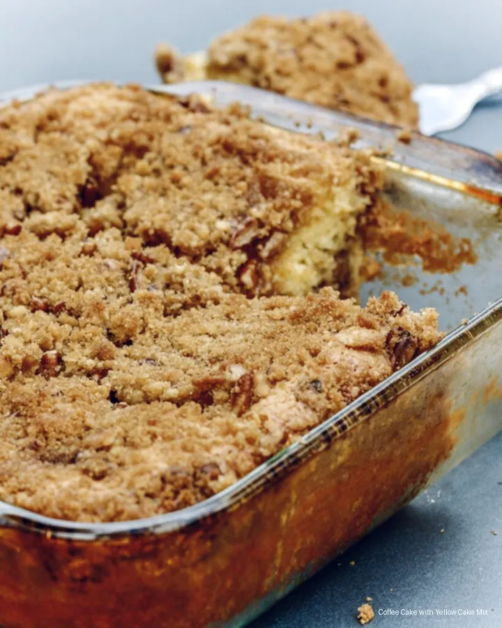 Coffee Cake with Yellow Cake Mix