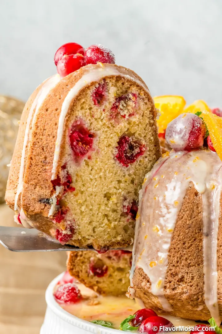 Cranberry Orange Bundt Cake