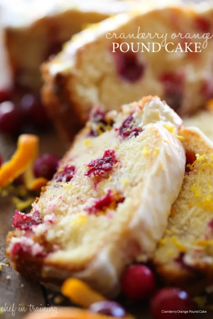 Cranberry Orange Pound Cake