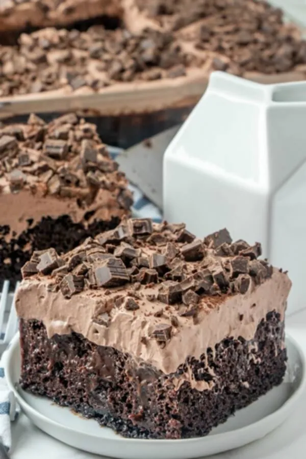 Death by Chocolate Poke Cake