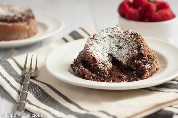 Flourless Molten Chocolate Lava Cake