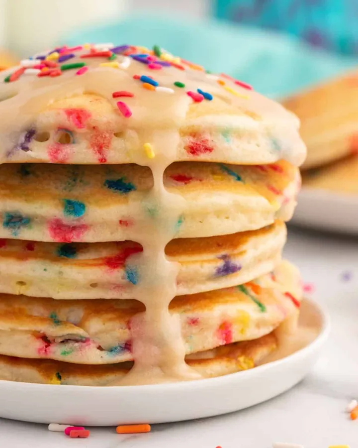 Funfetti Cake Batter Pancakes