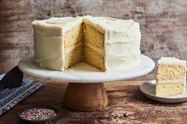 Golden Vanilla Cake