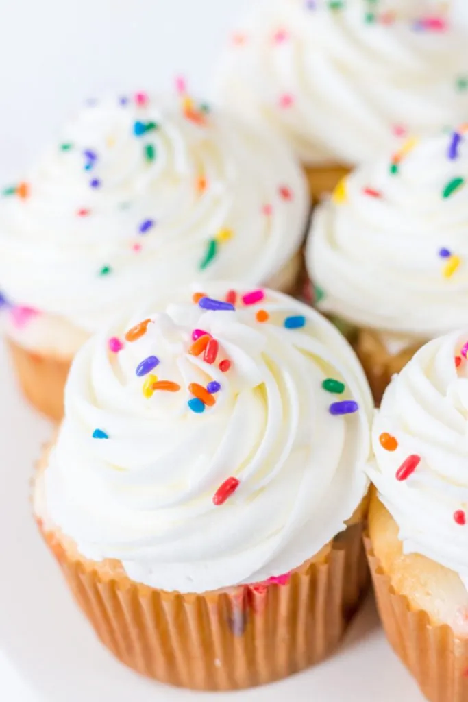 Gooey Funfetti Filled Cupcakes