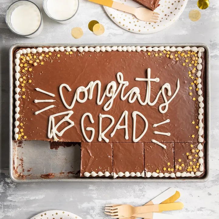 Graduation Sheet Cake