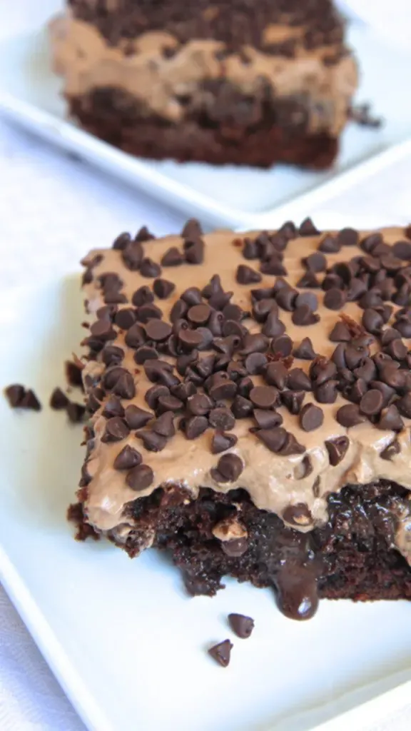 Homemade Chocolate Poke Cake