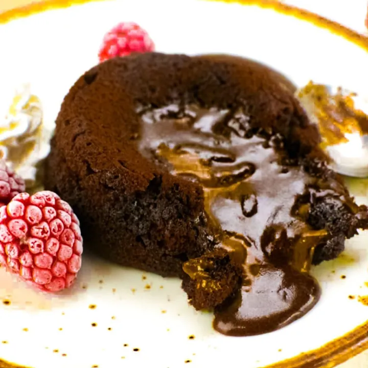 Keto Chocolate Lava Cake