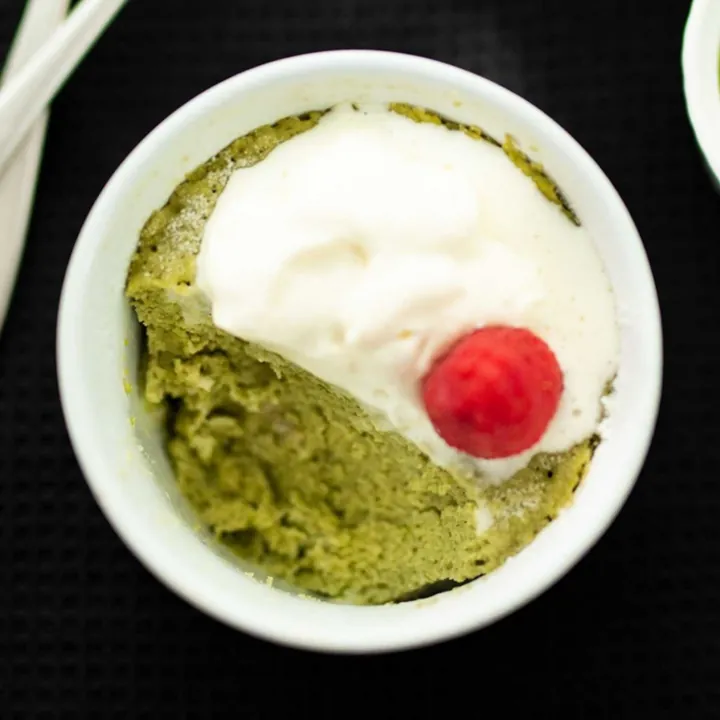 Keto Matcha Mug Cake