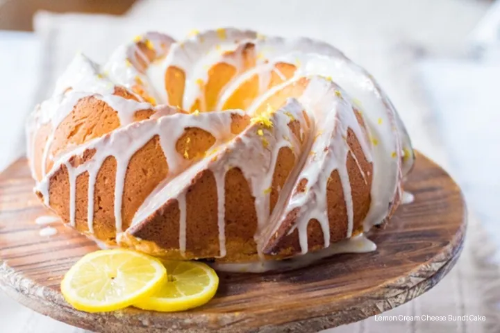 Lemon Cream Cheese Bundt Cake