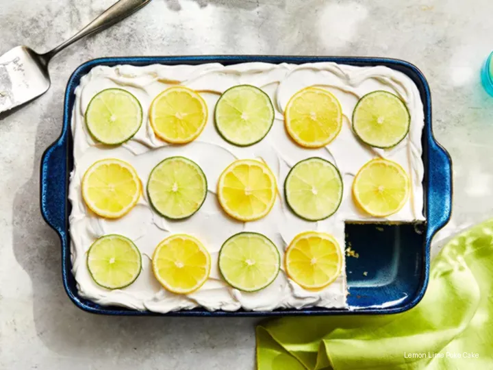 Lemon Lime Poke Cake