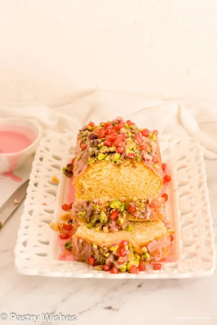 Lemon Pomegranate Cake