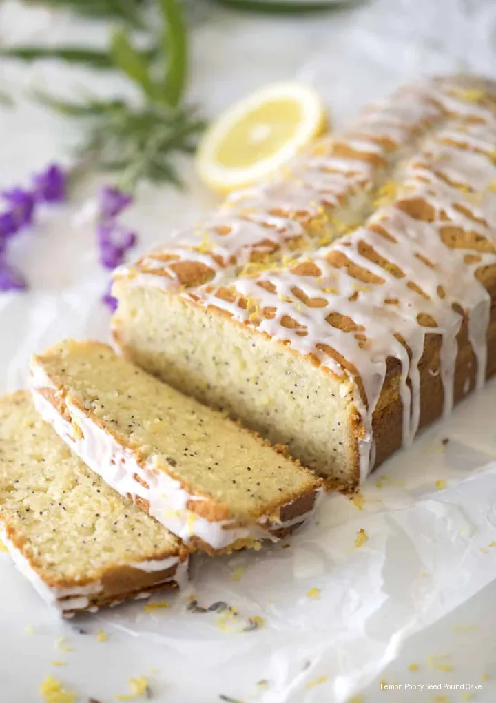 Lemon Poppy Seed Pound Cake