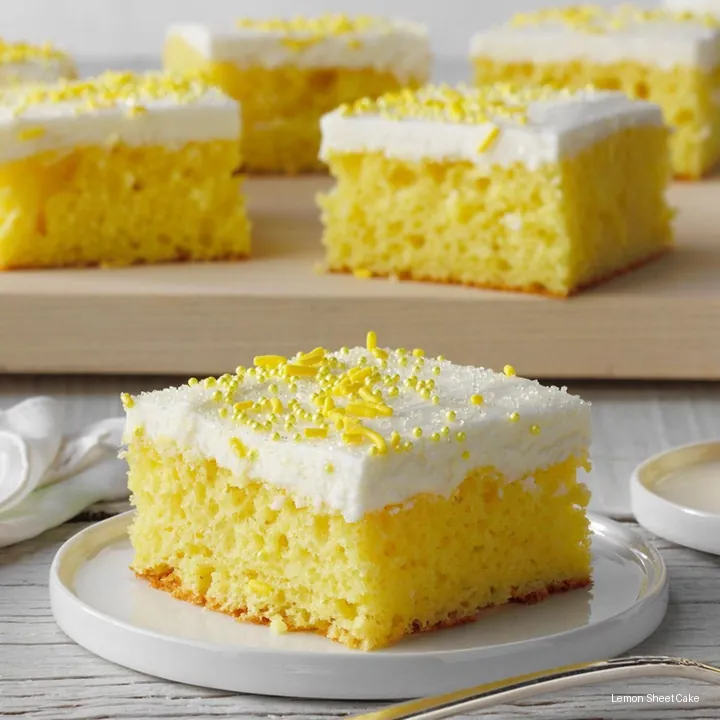 Lemon Sheet Cake