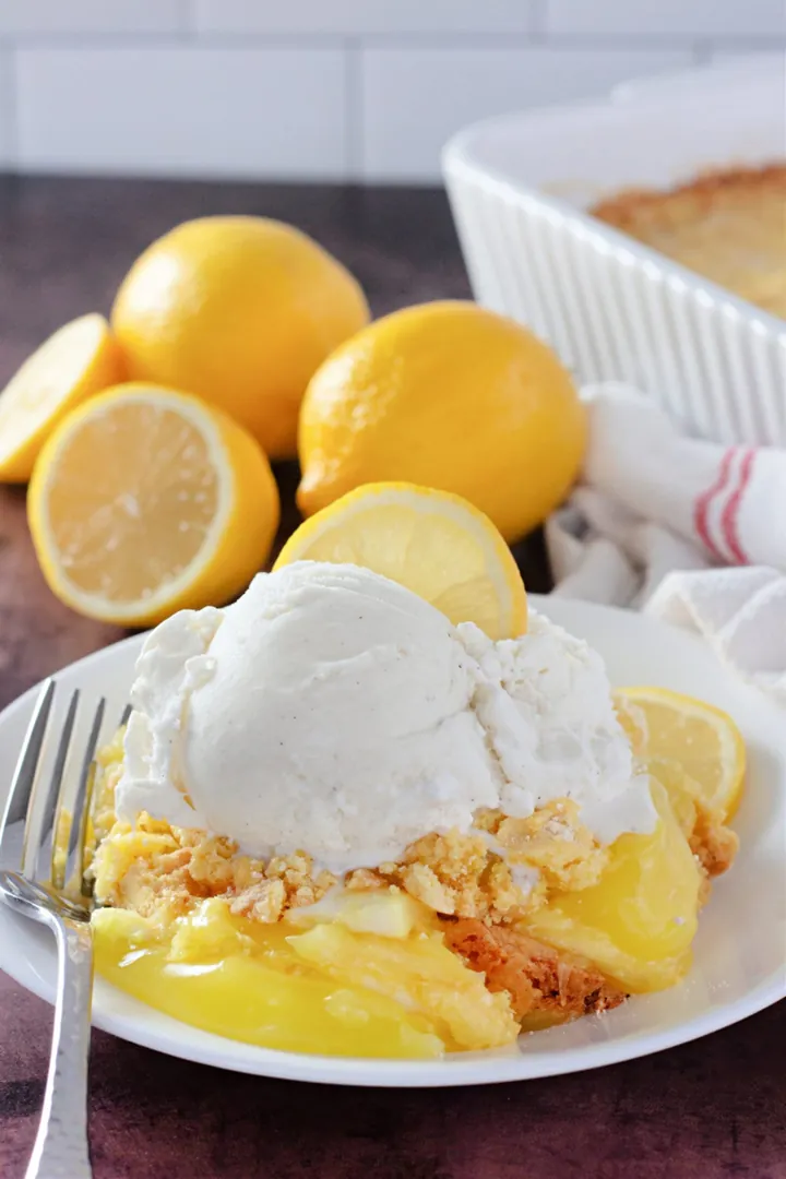 Luscious Lemon Dump Cake