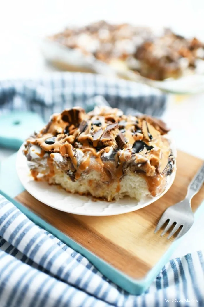 Peanut Butter Poke Cake