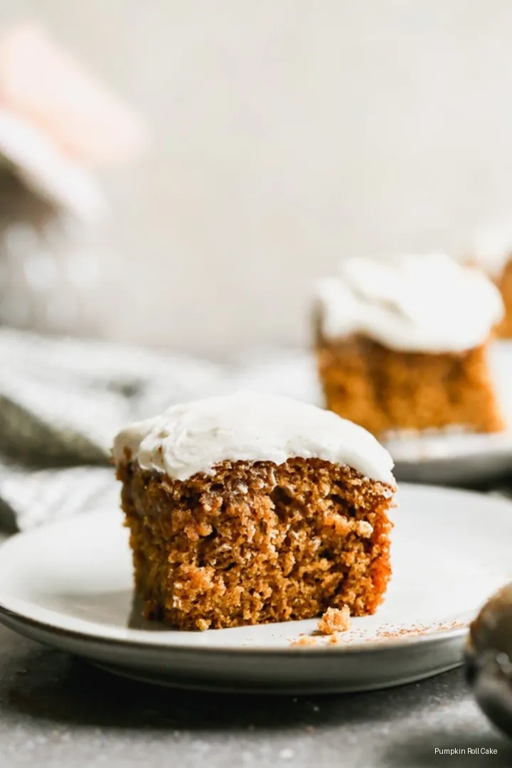 Pumpkin Roll Cake