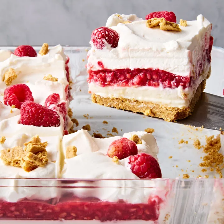 Raspberry Cheesecake Lasagna