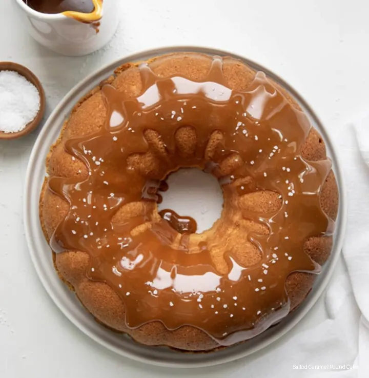 Salted Caramel Pound Cake