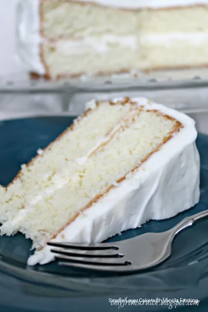 Simple Layer Cake with Vanilla Frosting