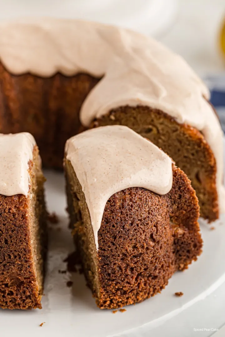 Spiced Pear Cake