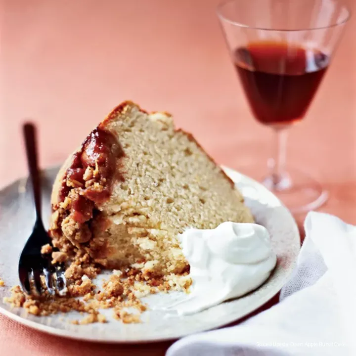 Spiced Upside-Down Apple Bundt Cake