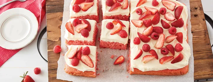 Strawberry Sheet Cake Recipe