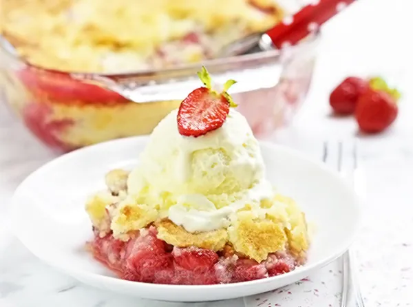 Strawberry Shortcake Dump Cake