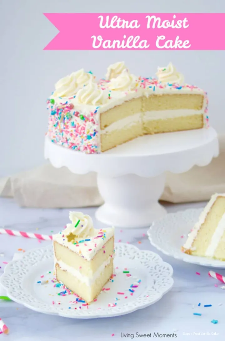 Super Moist Vanilla Cake