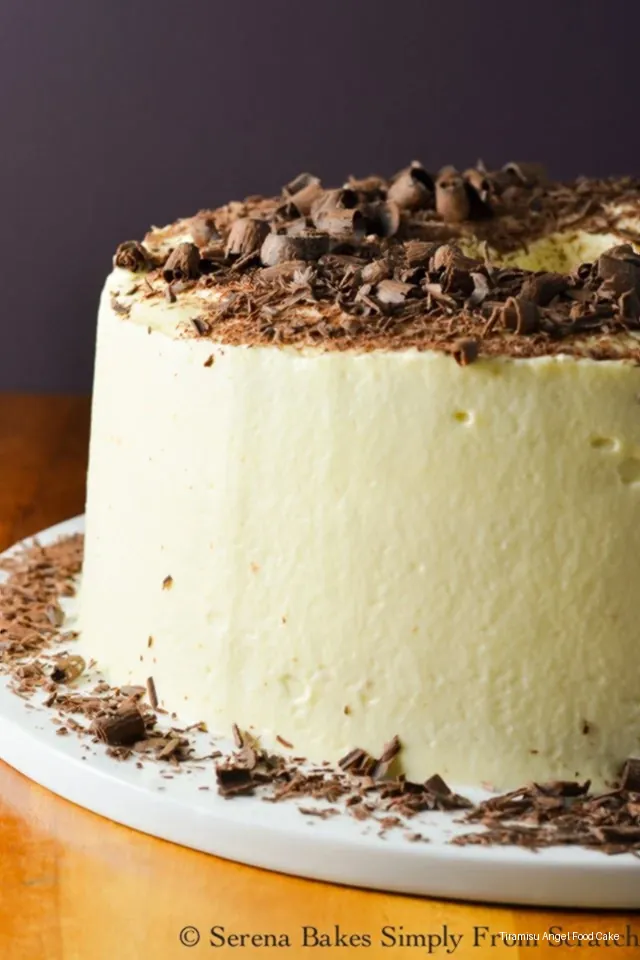 Tiramisu Angel Food Cake