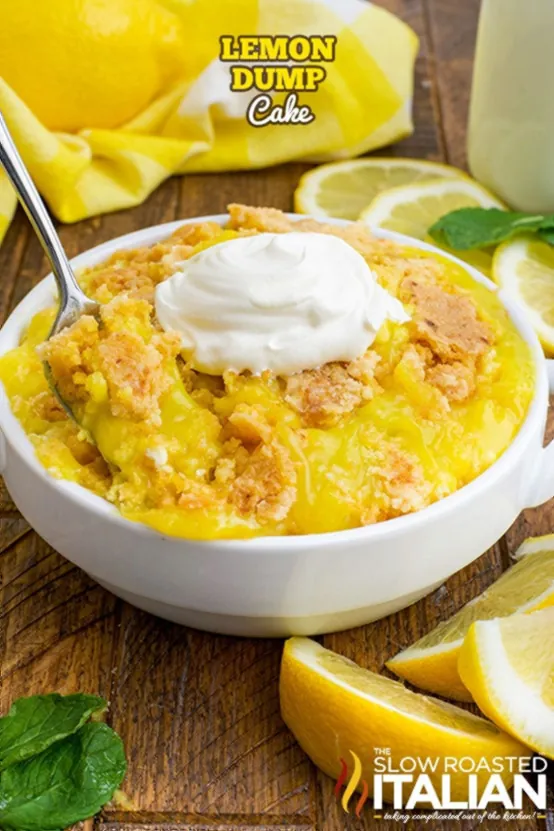 Ultimate Lemon Dump Cake