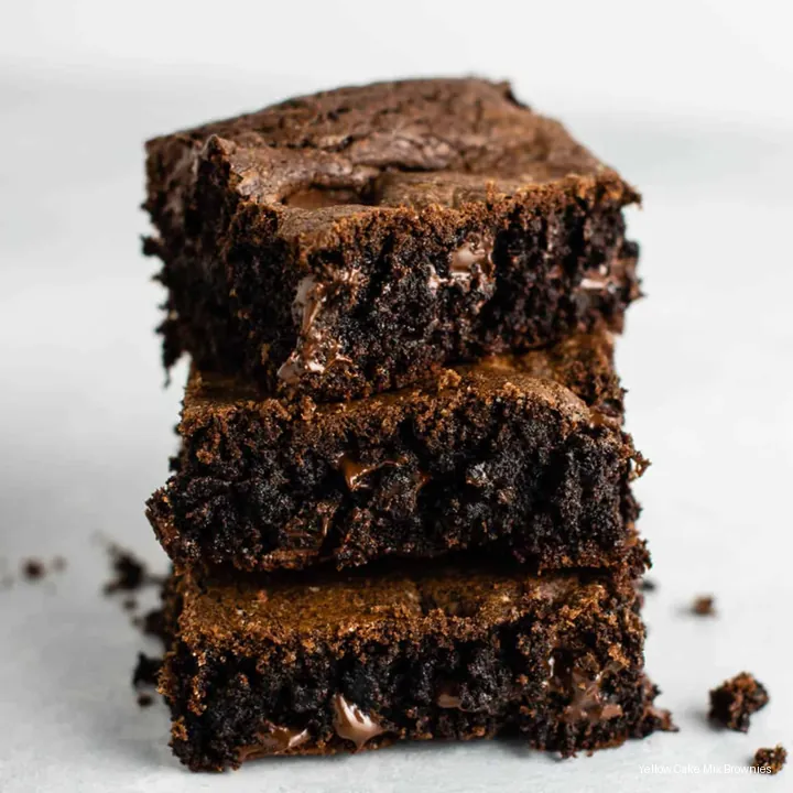 Yellow Cake Mix Brownies