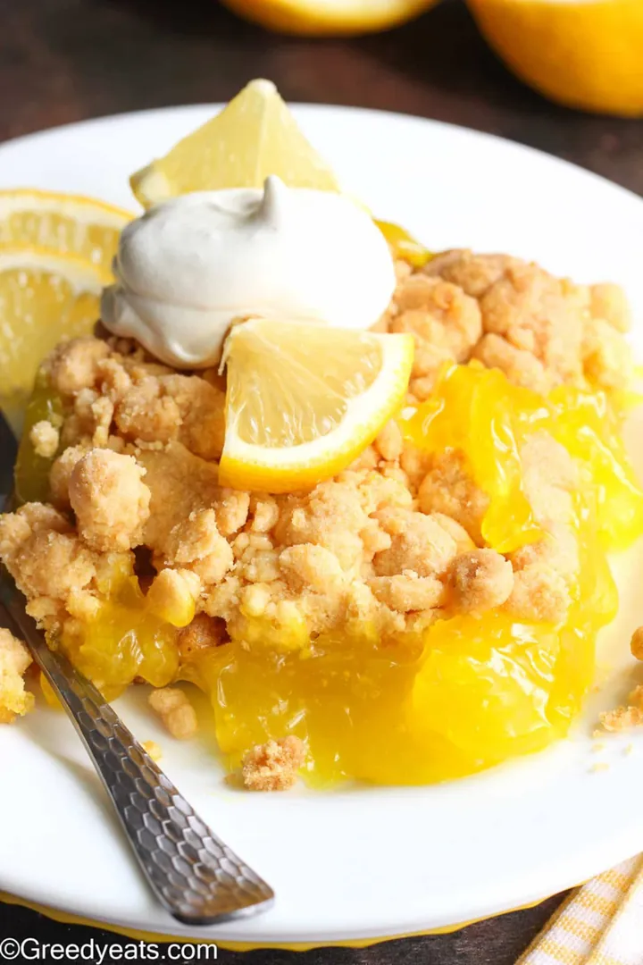 Zesty Lemon Dump Cake