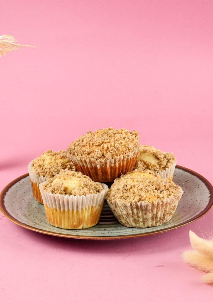 Top View of Coffee Cake Muffins