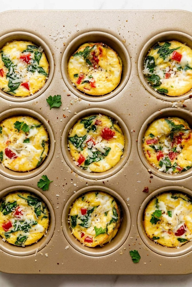 Prepare Breakfast Egg Muffins