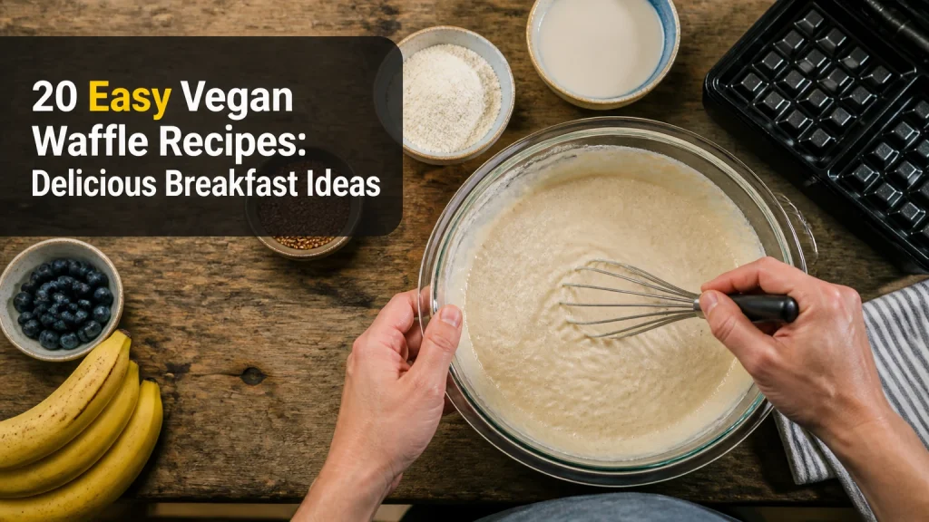 20 easy vegan waffle recipes