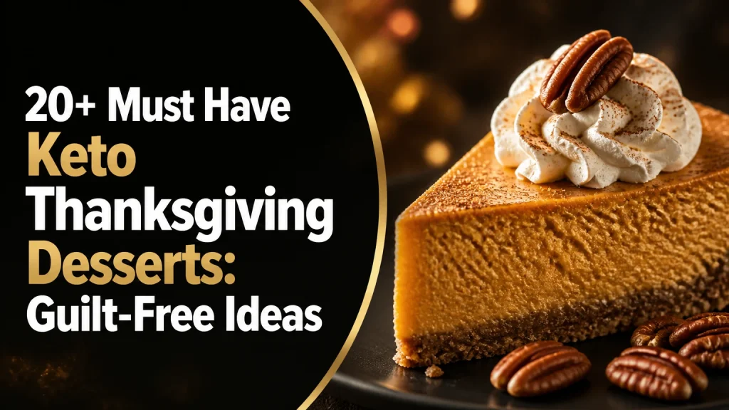 20 must have keto thanksgiving desserts