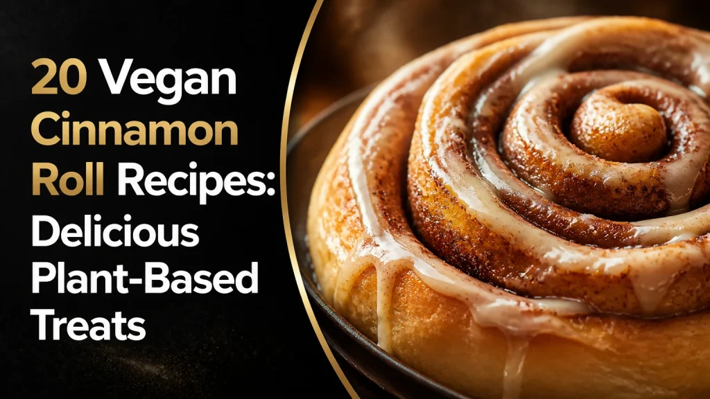 20 vegan cinnamon roll recipes