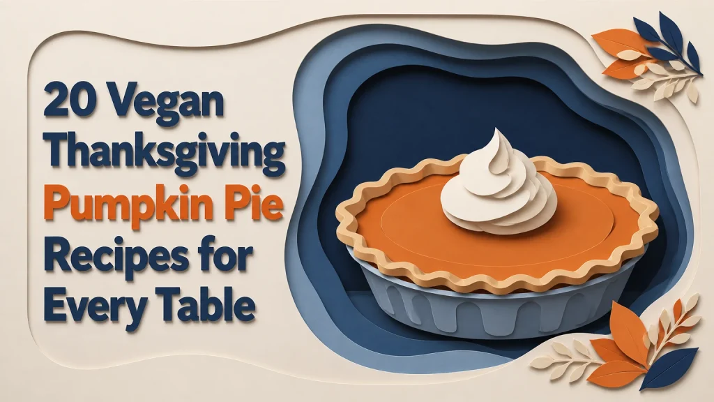 vegan thanksgiving pumpkin pie recipes