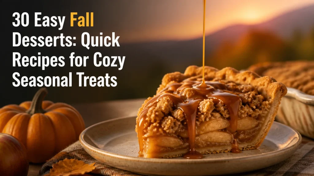 easy fall desserts